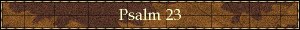 Psalm 23